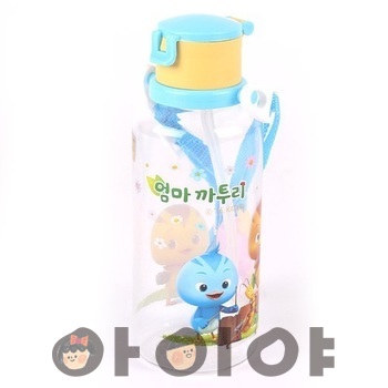 엄마까투리 어깨끈 빨대물병(380ml) 