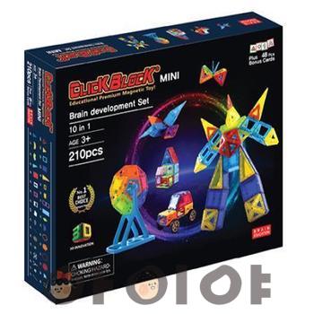 210PCS 맥킨더 자석블록 미니 2017 - 브레인디벨롭먼트 세트