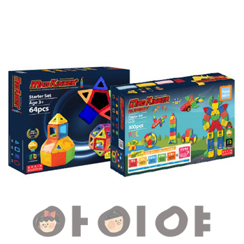 364PCS 무너지지 않는 맥킨더 SA 자석블록 세트