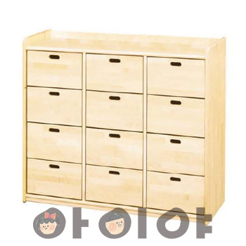 AI자작나무 12인용 서랍장