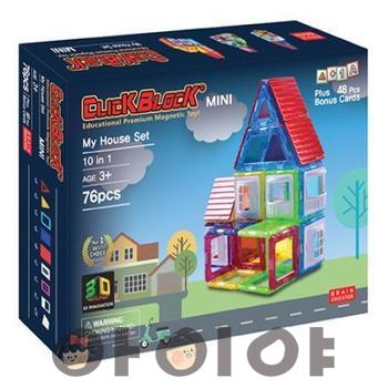 76PCS 맥킨더 자석블록 미니 2017 - 마이하우스 세트