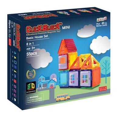 55PCS 맥킨더 자석블록 베이직하우스 세트