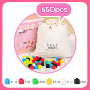 큐큐브블록 650pcs