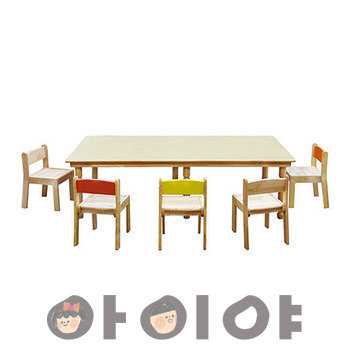 AI고무나무/6＆8인용 미술책상/U50001